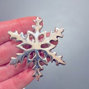 ❄️EUC Set of 8 Silver Metal Snowflake napkin holders ❄️